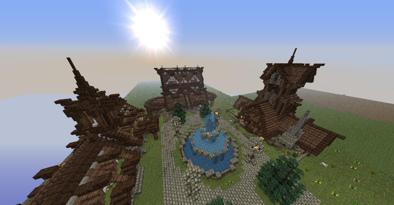 Did some construction on the Inn/Hotel, add a stables to park your horses, a garden for the inn...