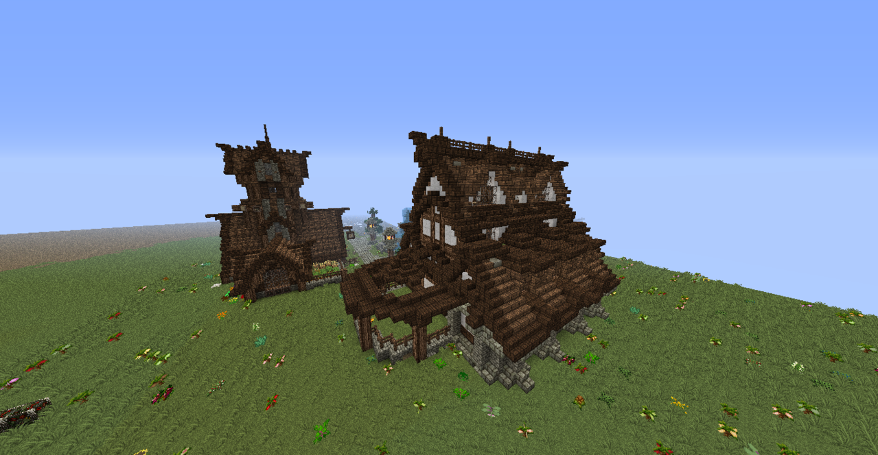 Did some construction on the Inn/Hotel, add a stables to park your horses, a garden for the inn...