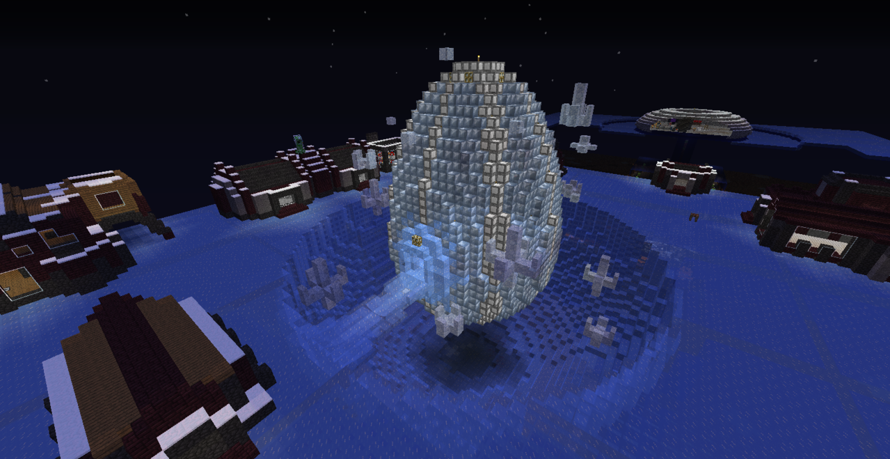 Those block around the Giant Egg was meant to be particles.