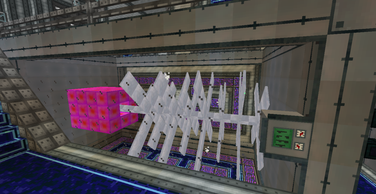 One of our 4 turbines, powered by dual reactors. Its a nuclear cruiser, with redundancy!