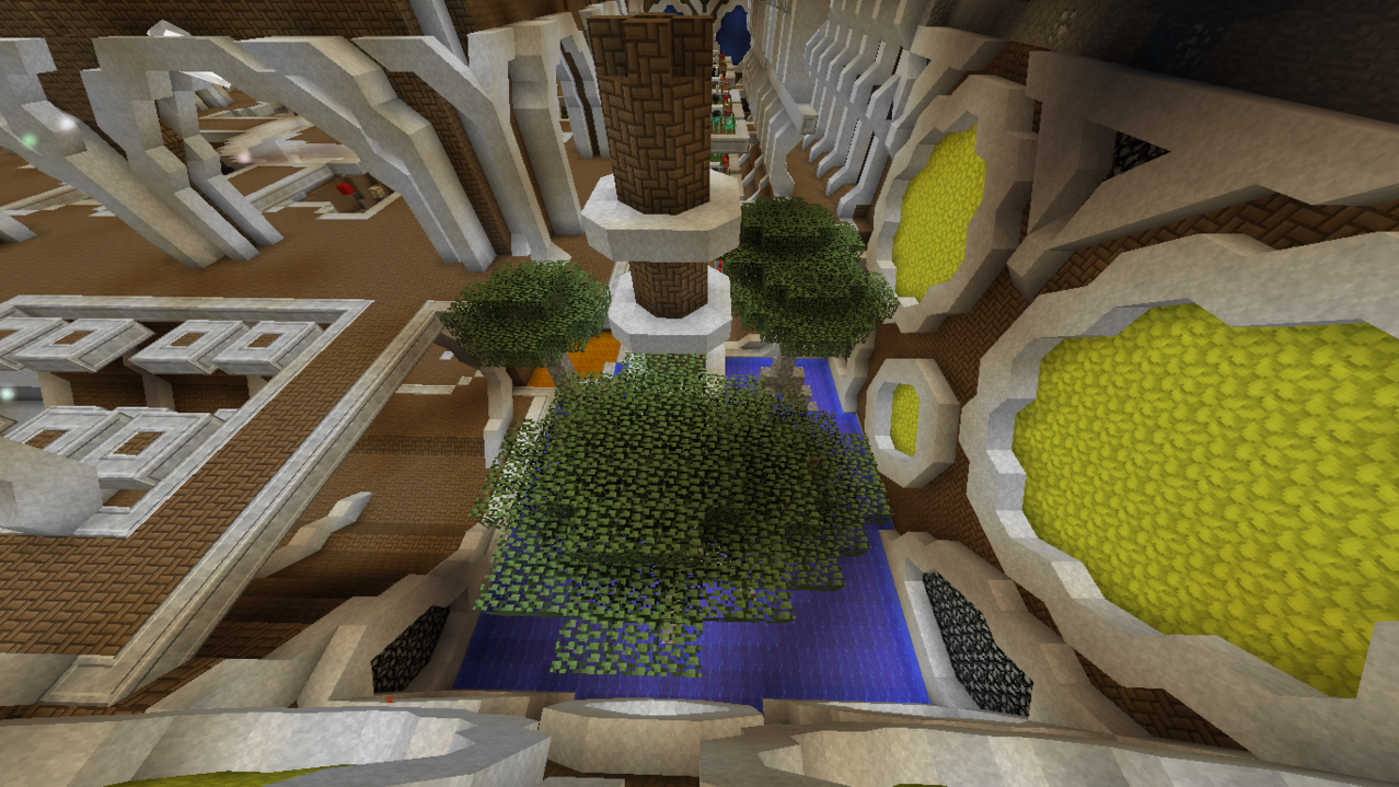 Yellow Petal Blocks, Twlight trees, some Botania Golden Grass