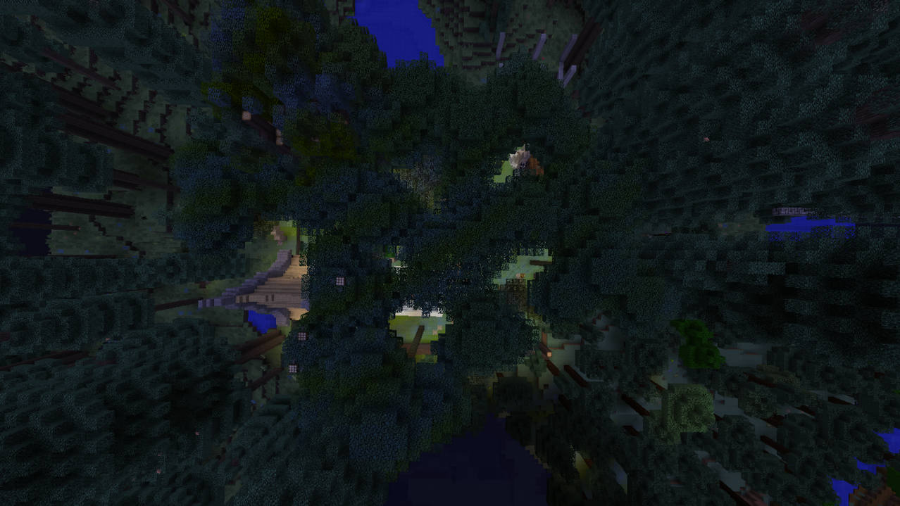 Where this is located pretty much, Shows the new biome pretty well with the patters in the trees