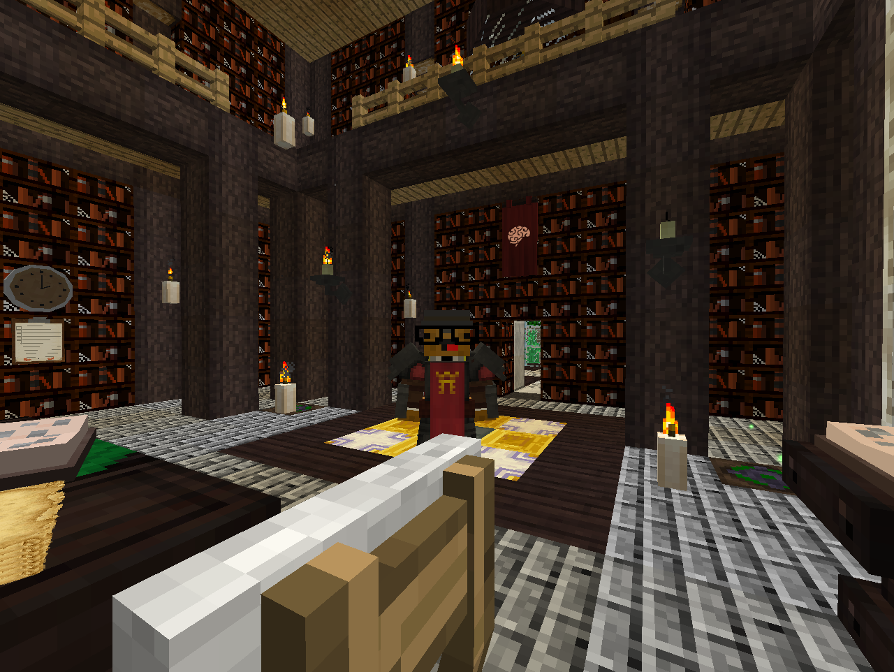 the centre of Thaumcraft knowledge<br />
with the main mage: Z6J2 , the thaumpotato