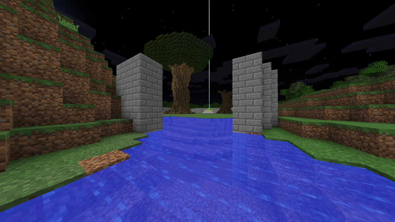 i finished the water and connected it to the rivers next to the project.