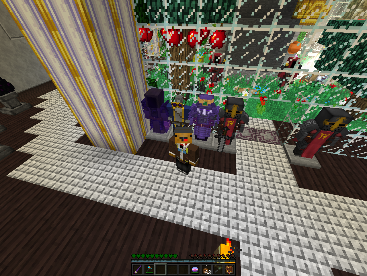 I dont like Draconic Evolution <br />
Armor, so i have my own collection.