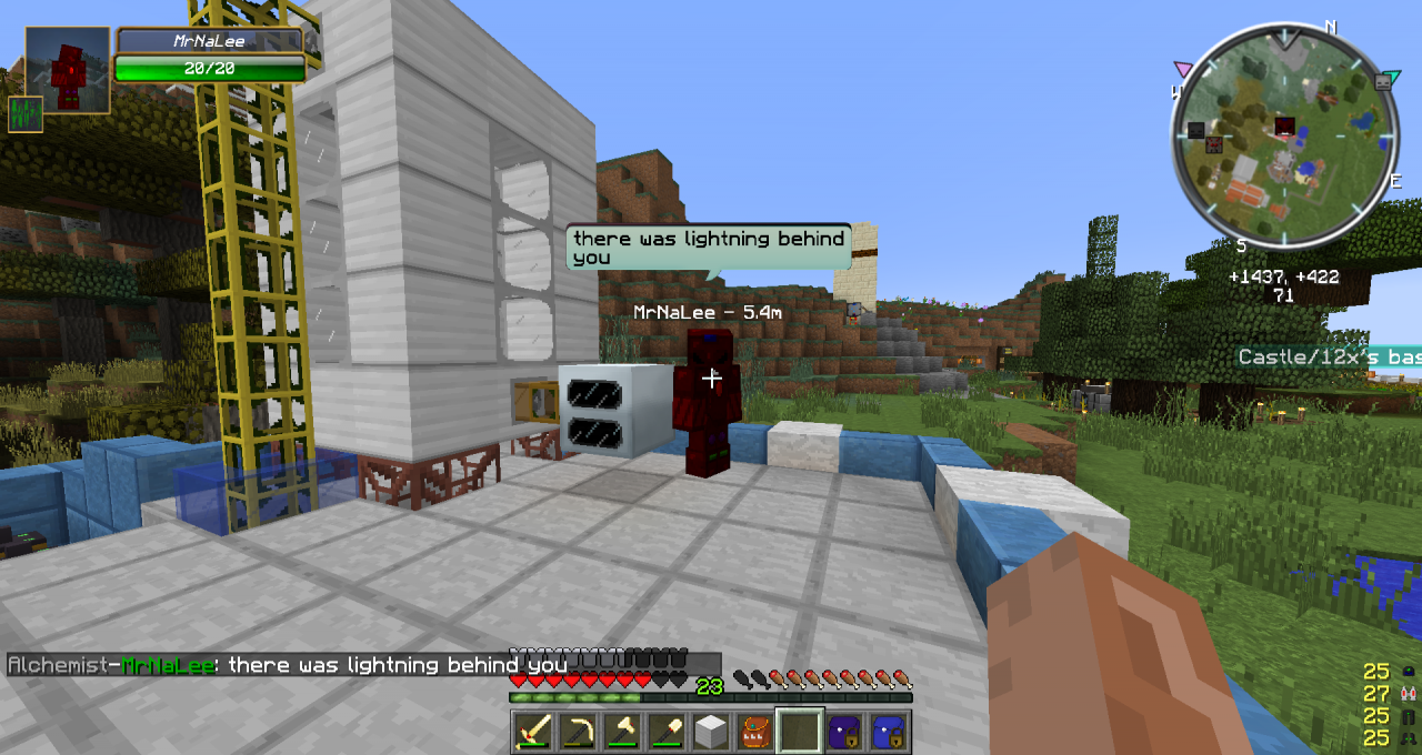 Got a visitor-turned-griefer just as a I was finishing design for my lava mining platform. I...