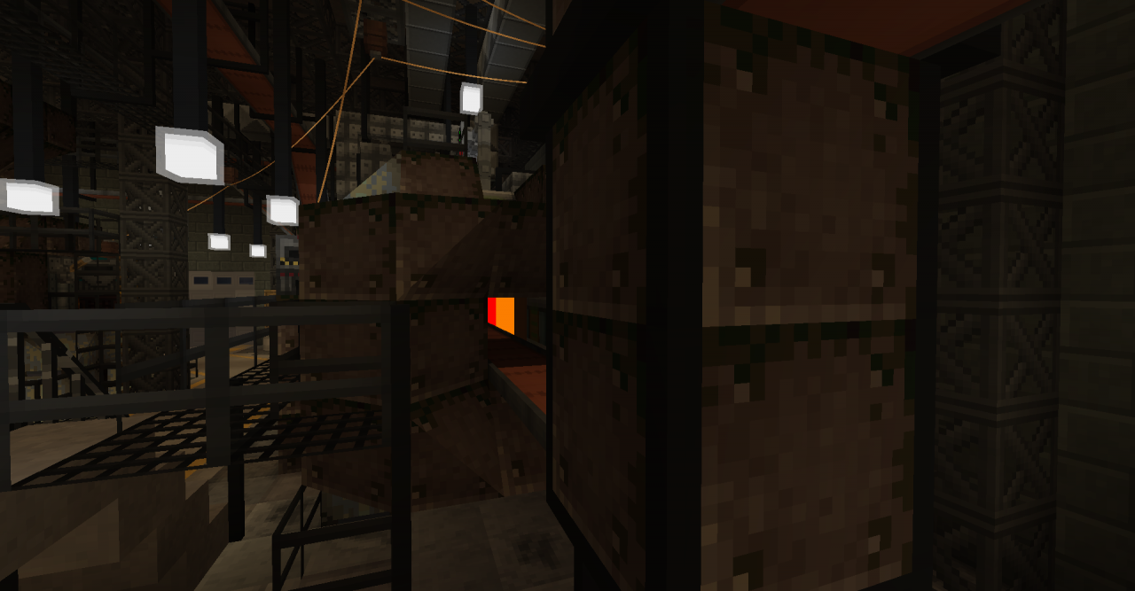 The smelter is meant to resemble a large industrial furnace. It is almost as long as the whole...