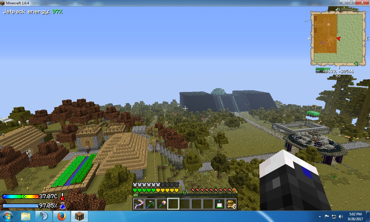 Had villagers populated in there also