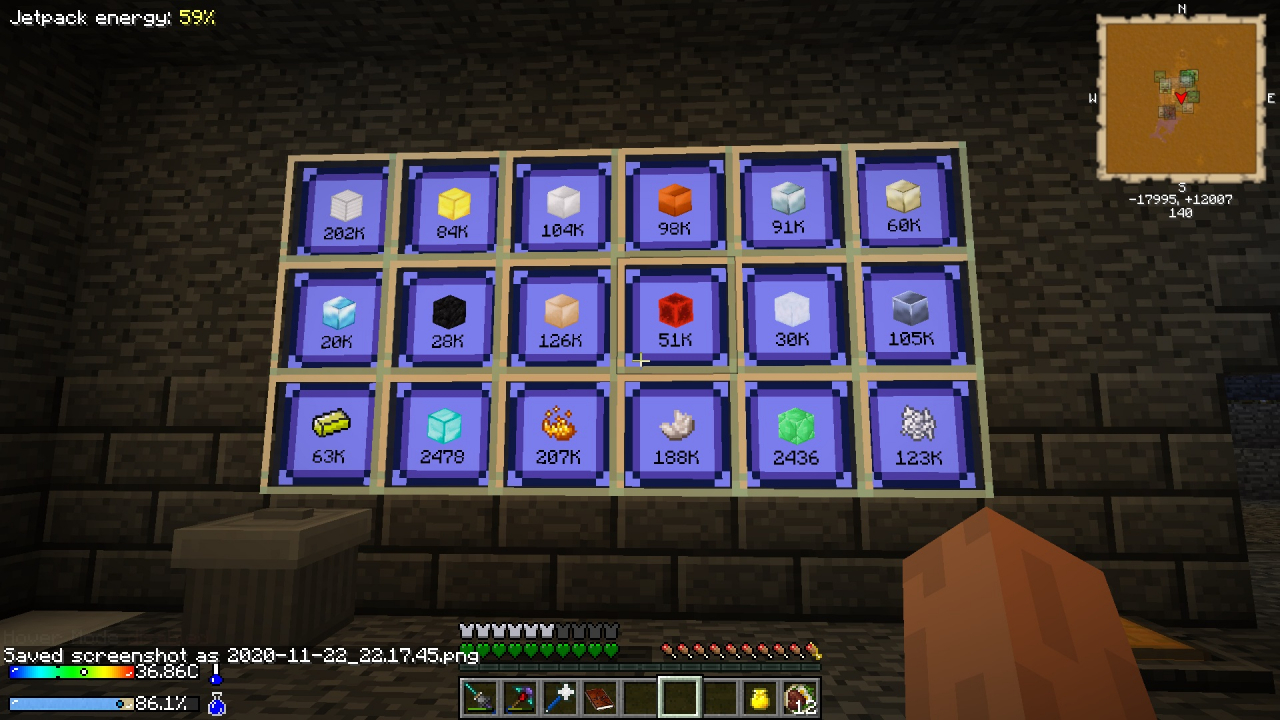 Yup theis are real blocks of ore counts.  Everything produced was made into blocks for maximum...