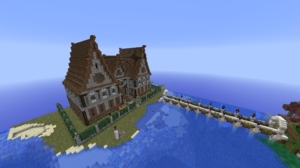 Mansion with Bridge