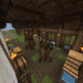 Did some construction on the Inn/Hotel, add a stables to park your horses, a garden for the inn to grow its own vegetables, and added a ton more space for more rooms and a large lounge and bar....