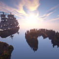 Ever wonder "where am I?" while changing your rank? well now you know, a flying pirate ship!