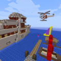 The cruise ship in the harbor