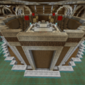 T5 Altar, Spherical Inset. Tower is circular. Alfglass floor w/ supports.