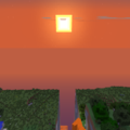 A view over the large canyon created by N.B.S. Infinity III.  Pretty, isn't it?