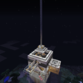 The large protrusion is the communications array.  Note the base (excluding attachments) fits perfectly within one chunk.
