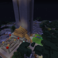 The altar, stable, and main structure in one shot.