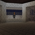 (left) non hostile Grinder with spikes, 
(right) decoration :p