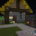 Small (5x5 internal) starter house with 2x2 smeltery and two 2x4 fields of 10/10/10 wheat and industrial hemp.
Beams: Dark Oak Logs
Walls: Detailed Cobblestone Bricks (Chisel mod)
Attic: Oak...